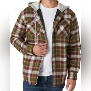 Wrangler Authentics Black and Gray Quilted Jacket